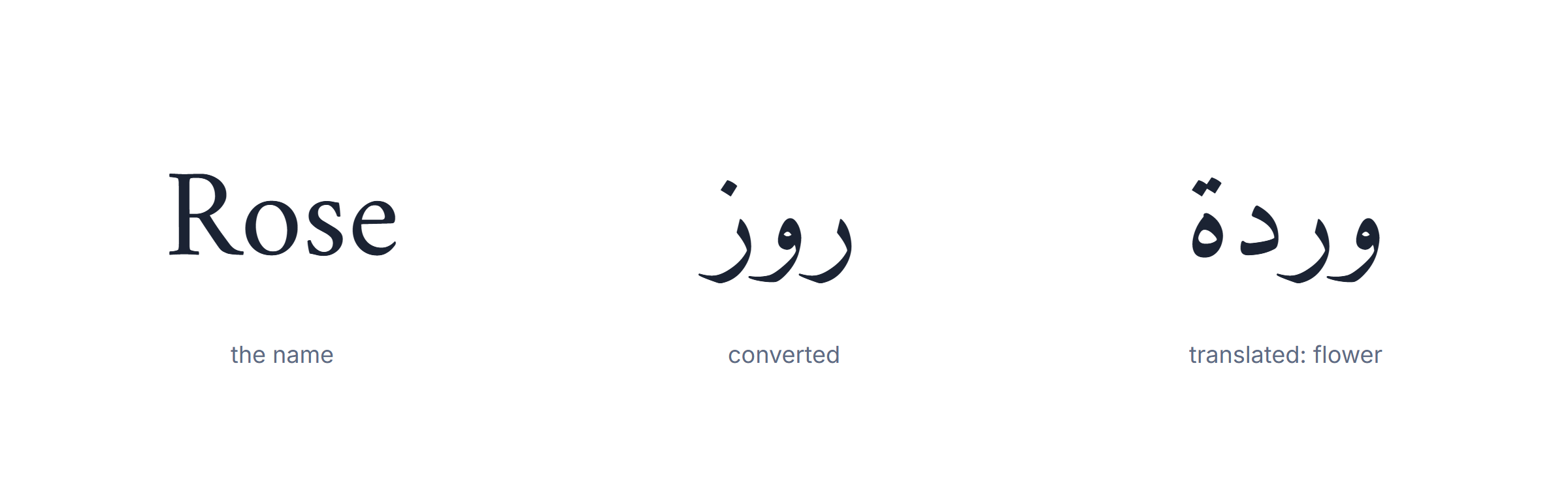 Free online tools for Arabic: script conversion compared with translation